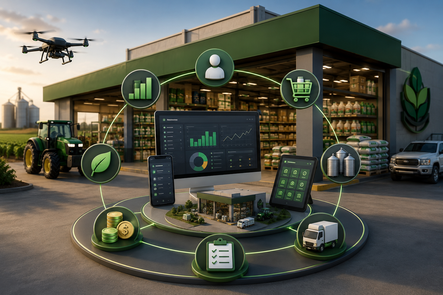 Gestão de revenda agrícola
